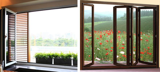 Aluminium Folding Glass Windows
